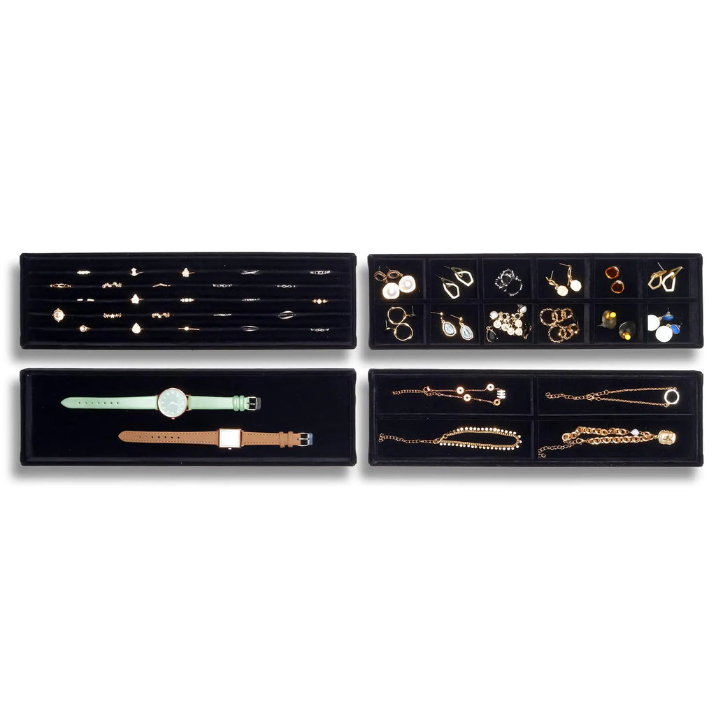 Bamboo Drawer Organizer 7-Piece Set — Kitchen & Office Storage