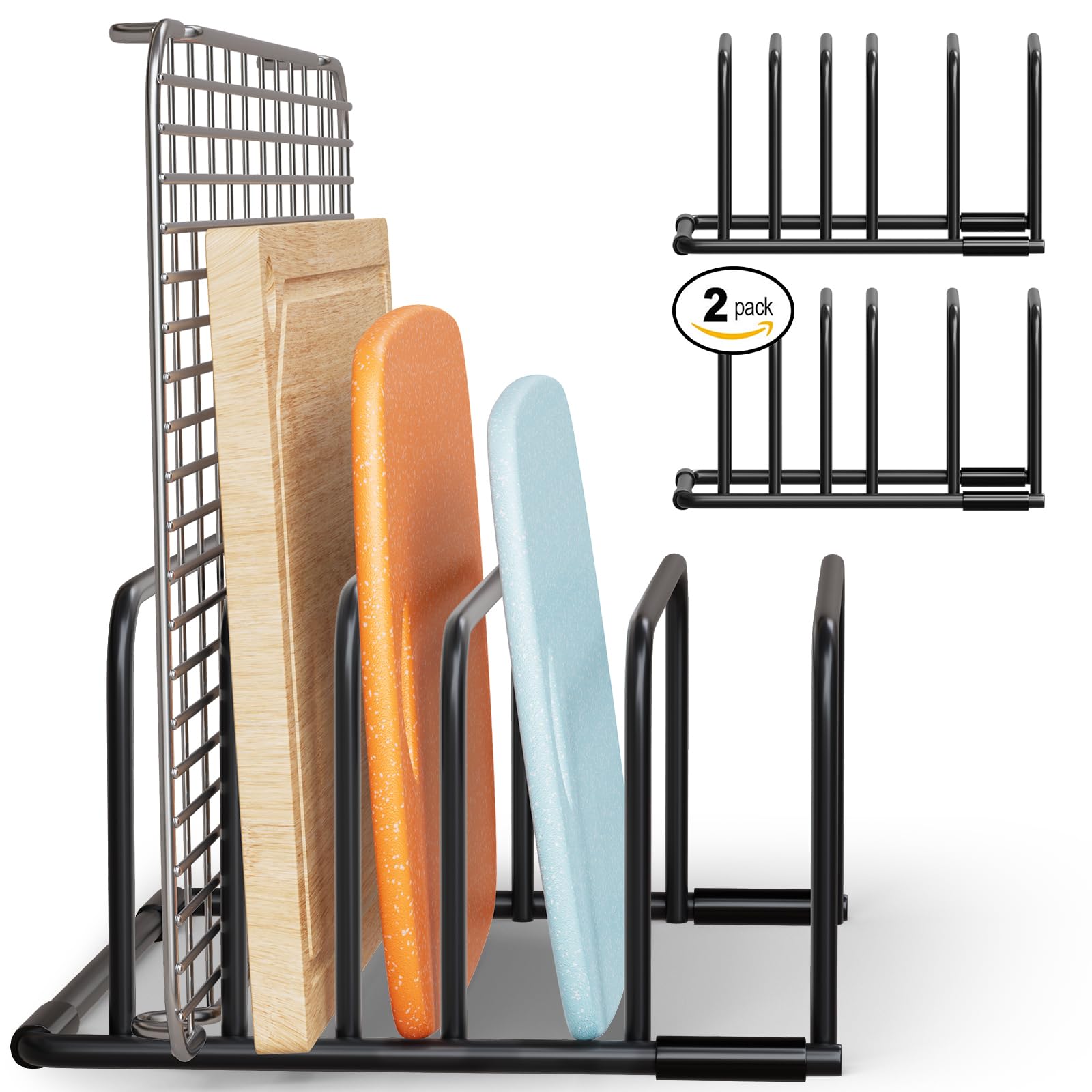Heavy Duty Wall Mount Storage Rack — Kitchen & Garage Organizer