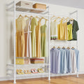 Timate F2 Industrial Pipe Clothes Rack Wall Mounted Clothing