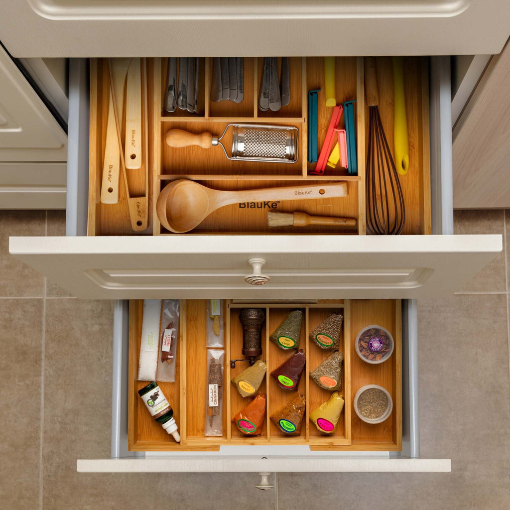 Adjustable Drawer Dividers Organizer Set — Home Storage Solution